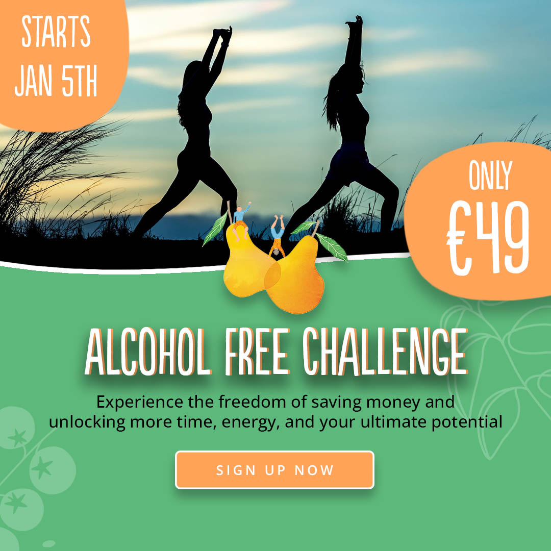 join the alcohol free challenge, only €49, starting january 5th 2026 - click to learn more