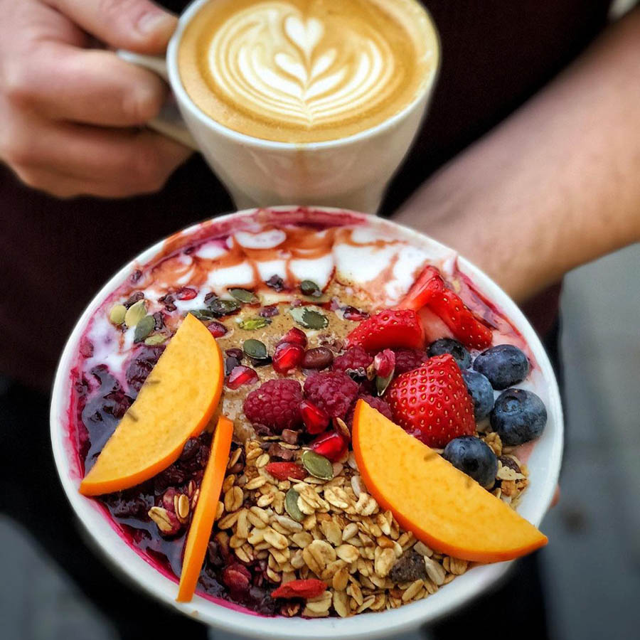 photo of plant based breakfast bowl