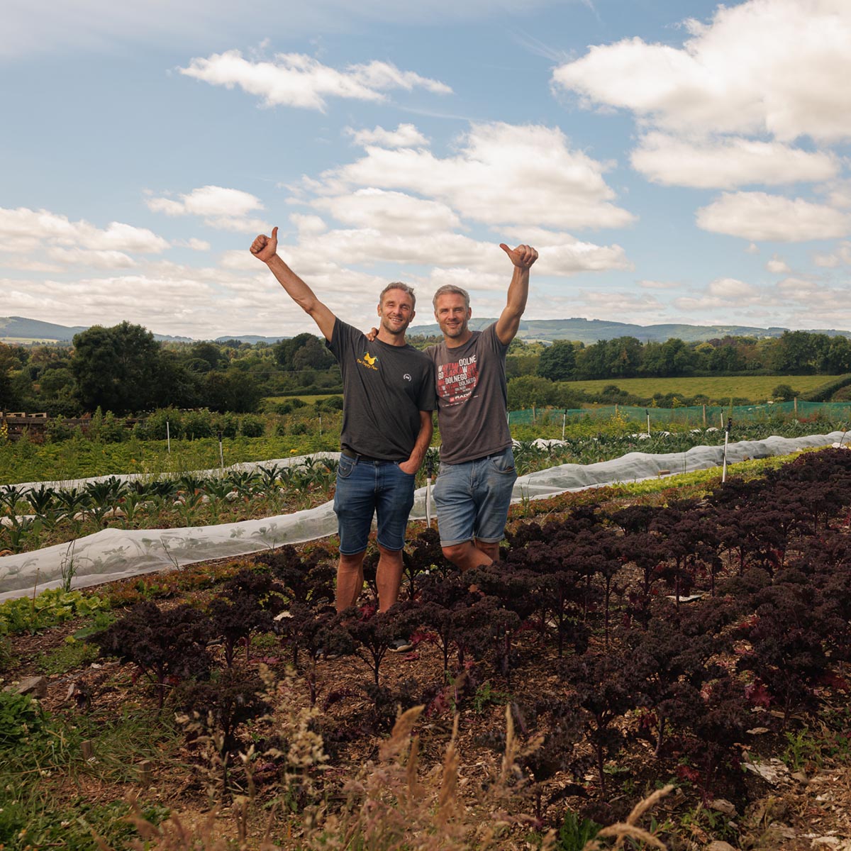 David and Stephen Flynn on The Happy Pear Farm