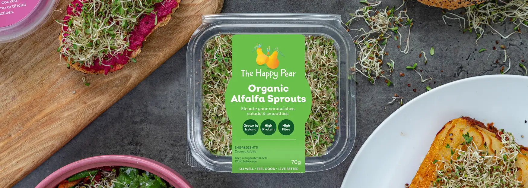 image of organic alfalfa sprouts