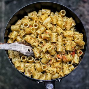 An image of Almond and red pepper pesto