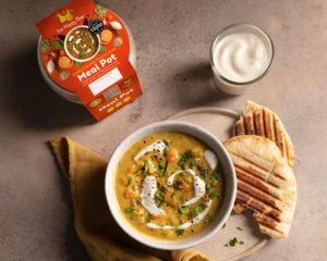 an image of the happy pear Lentil & Sweet Potato Dahl Meal Pot