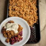 An image of Berry and Apple Crumble