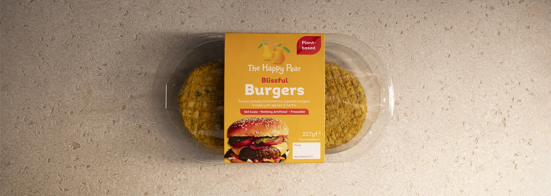 image of the happy pear blissful burgers