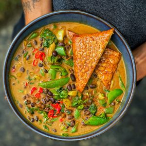 An image of 5 Minute Rogan Josh with Teriyaki Tempeh