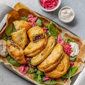 An image of Empanadas with sweet potato and black bean