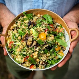 An image of Tabbouleh chickpea salad