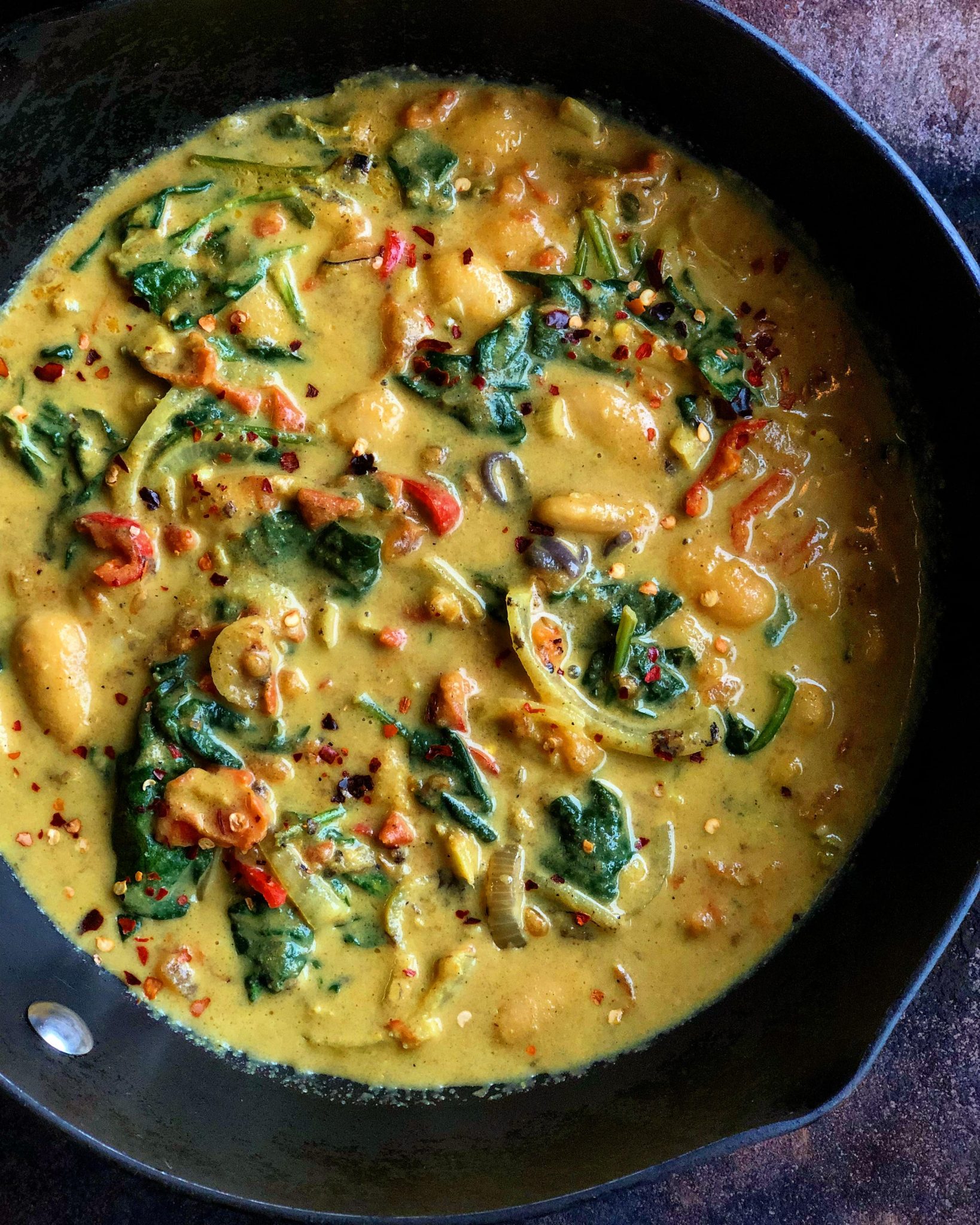 Low fodmap curry Spinach and Butterbean Curry The Happy Pear