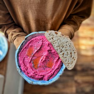 An image of Beetroot hummus