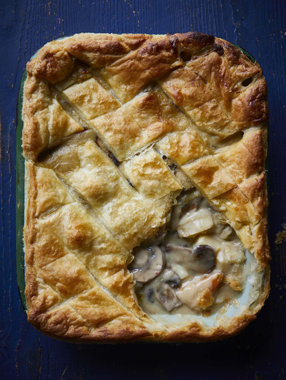 An image of Creamy Mushroom Pie