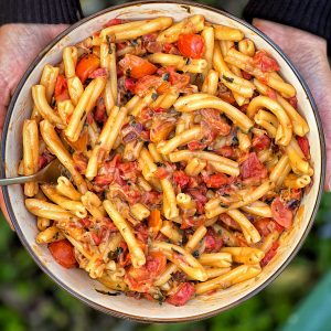 An image of Creamy Tomato and Wild Garlic Pasta