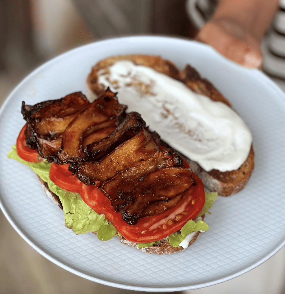 An image of King Oyster Mushroom BLT