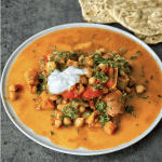 An image of Moroccan Tagine and Sesame flatbreads