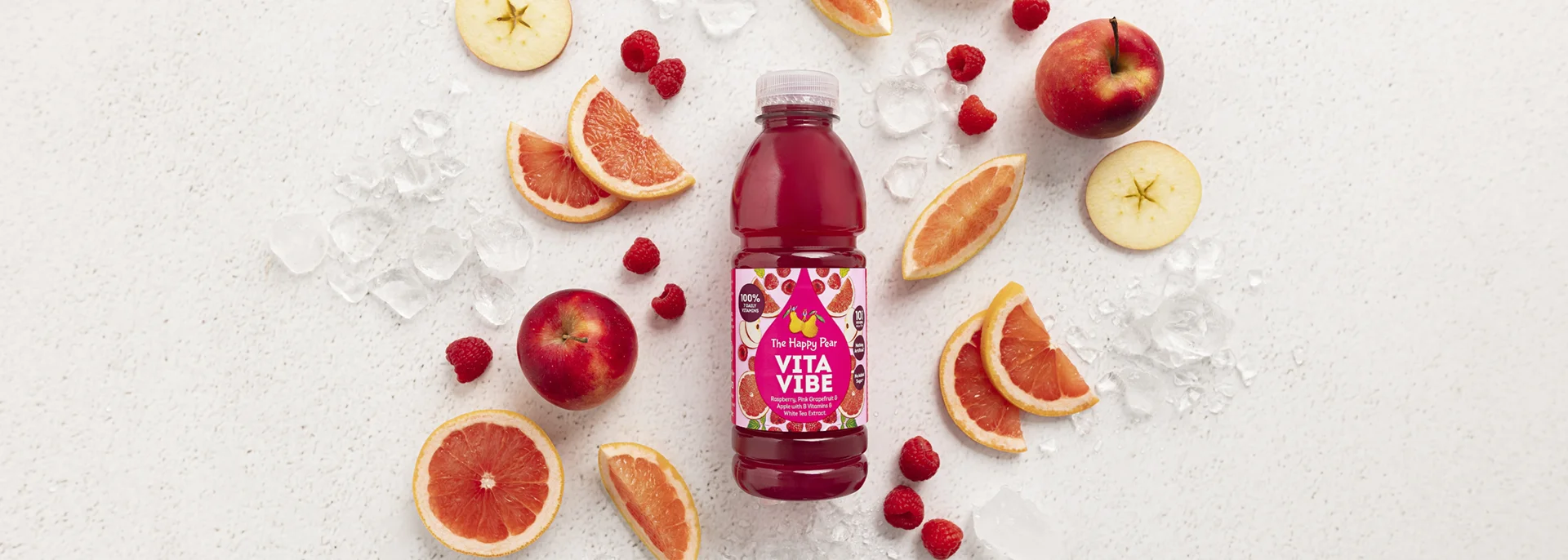 Vita Vibe Raspberry, Pink Grapefruit & Apple 500ml