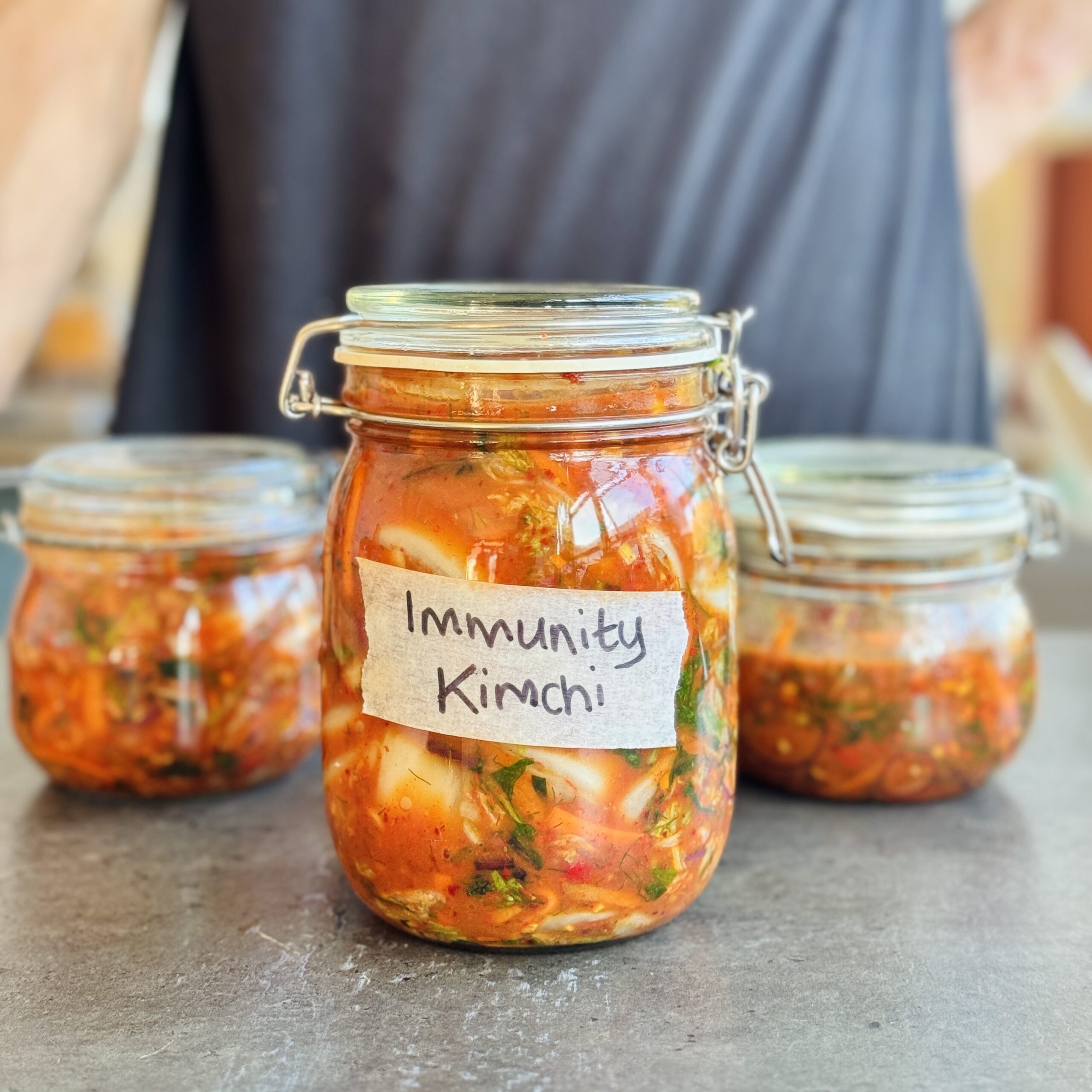 a photo of Immunity Kimchi with Rosehip