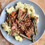 a photo of a plate of Comforting Winter Stew