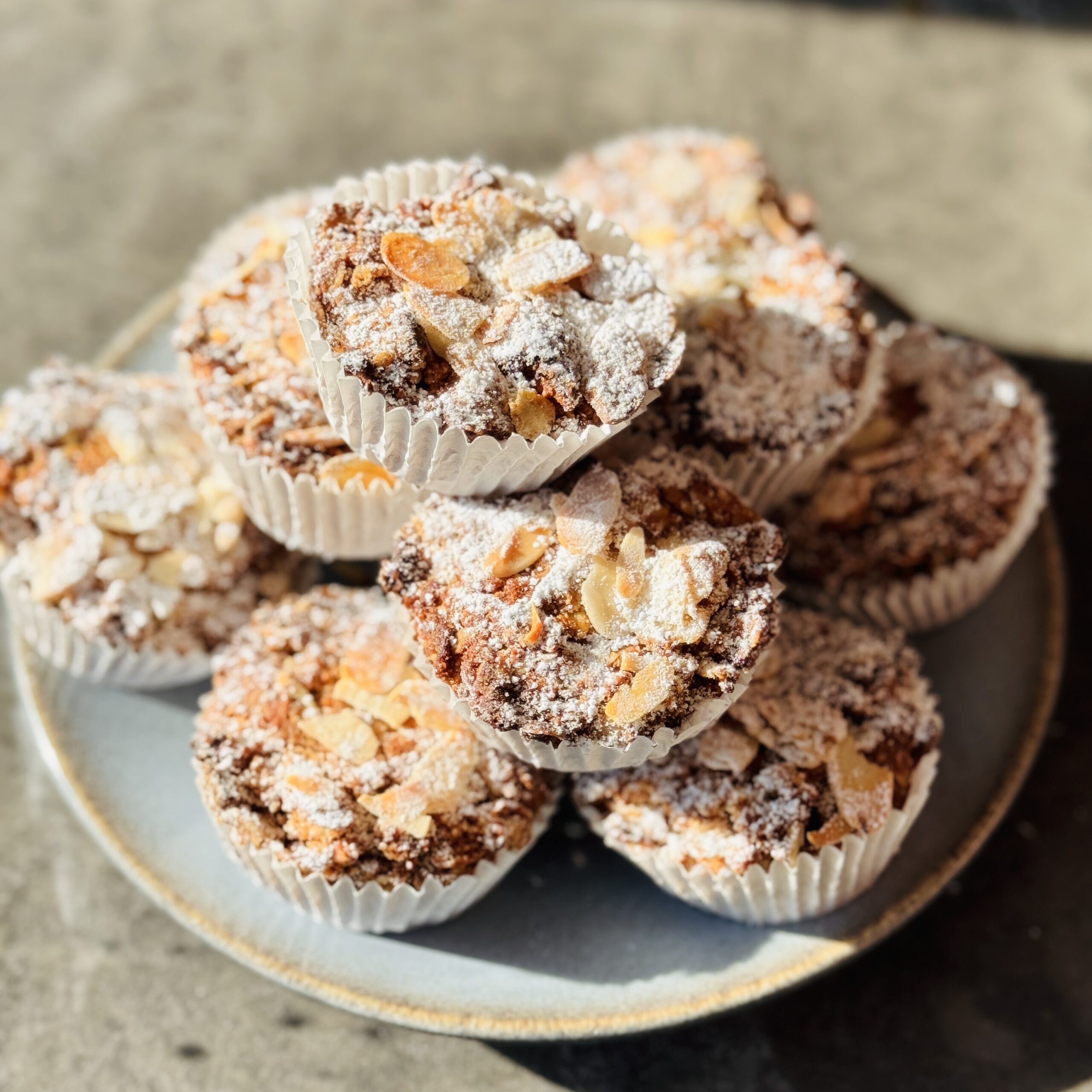 An image of Almond Croissant Breakfast Muffins