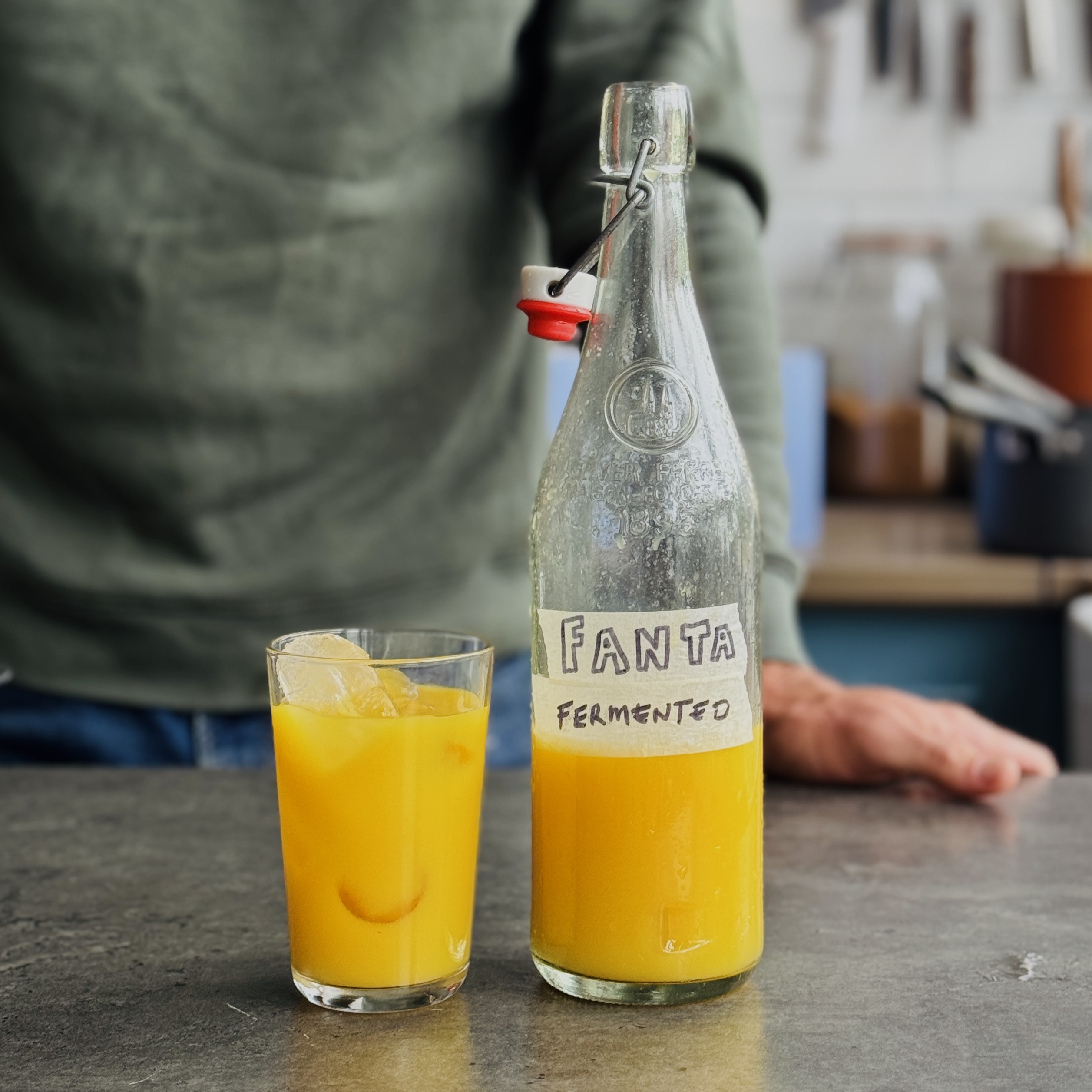 An image of wild fermented probiotic fanta