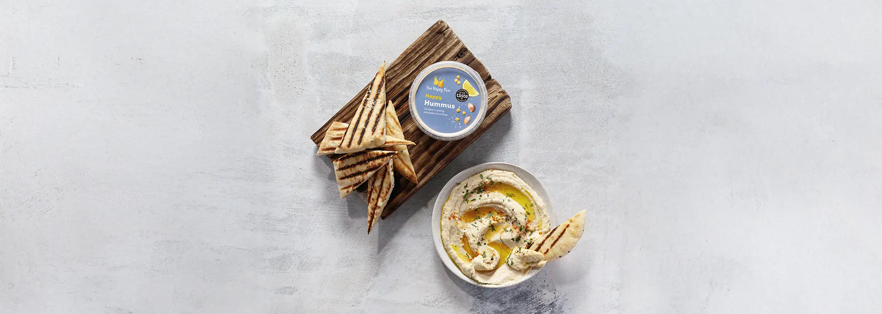 an image of happy hummus