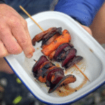 a photo of BBQ Gochujang Veg Skewers 