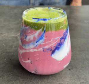smoothie in a glass