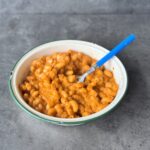 a photo of Creamy Sundried Tomato & White Bean Pasta
