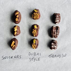 a photo of Stuffed Medjool Dates – 3 Ways