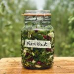 a jar of Summer Farm Kraut