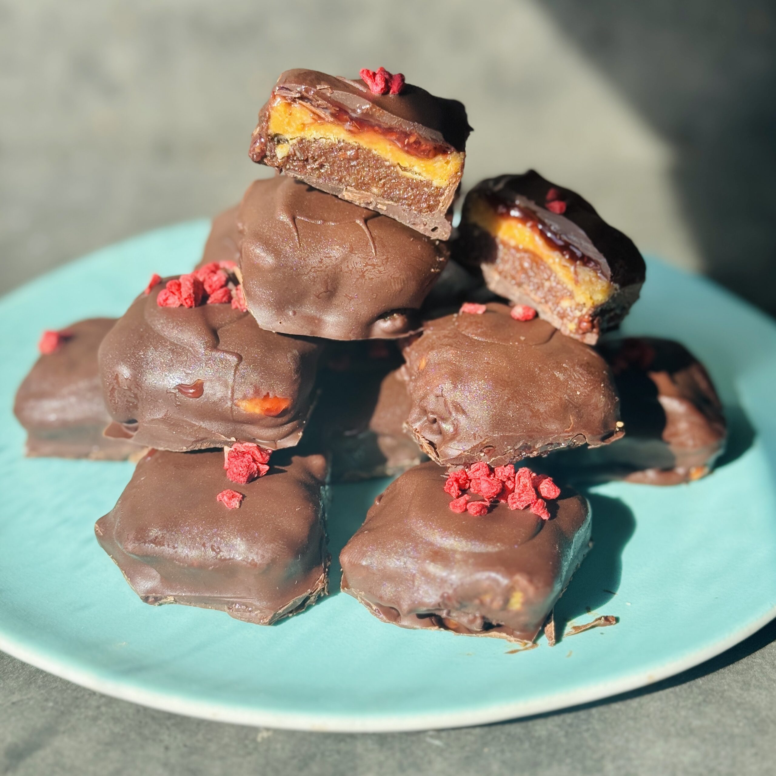a photo of Healthier Peanut Butter & Jelly Bites