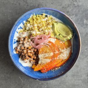 a photo of a Spiced Pumpkin Nourish Bowl