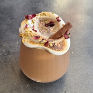 a photo of Pistachio Marshmallow Hot Chocolate