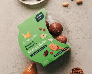 image of The Happy Pear Peanut & Cranberry Energy Balls 50g