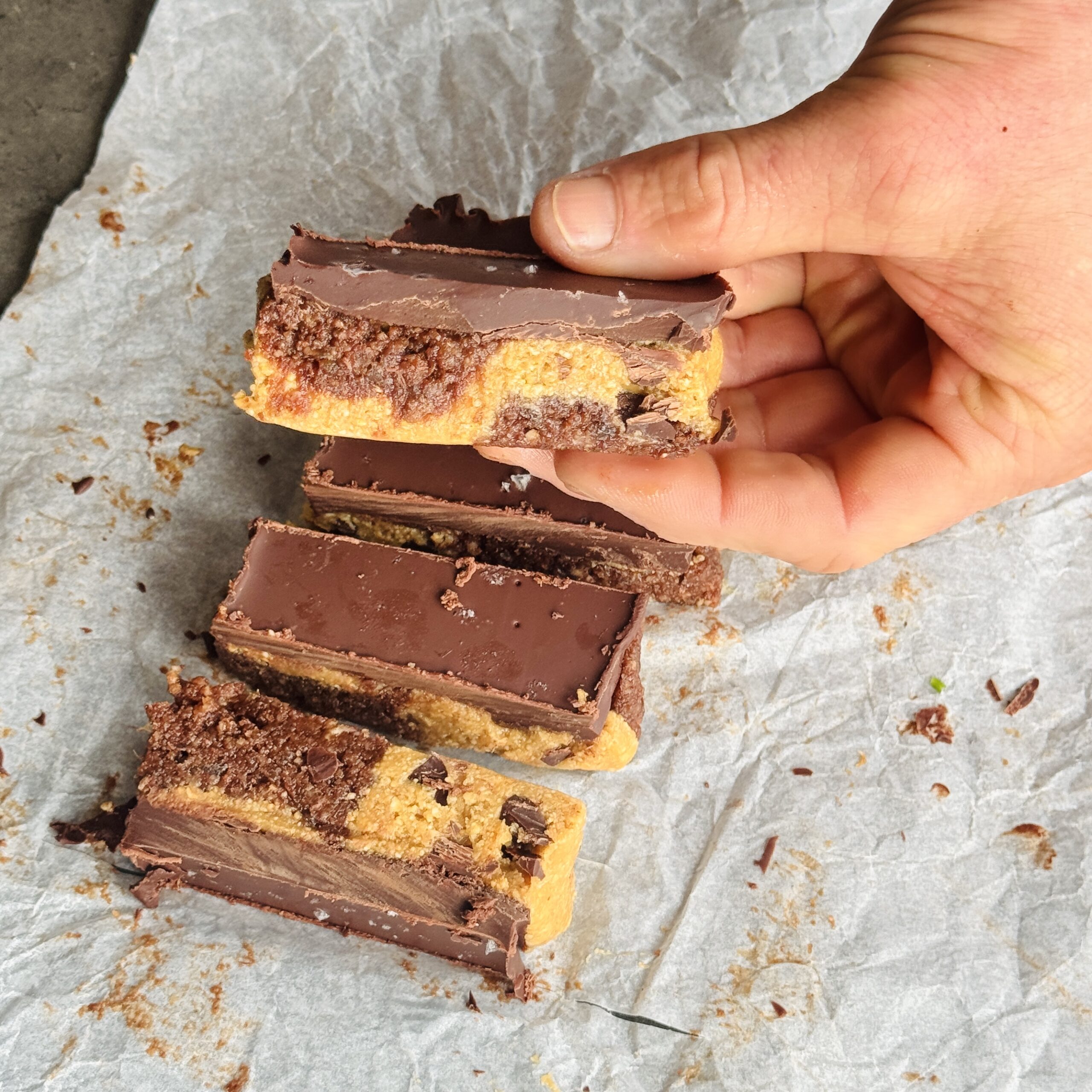 a photo of Healthier Brookie (No-Bake)