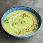 a photo of High Protein Broccoli & White Bean Soup