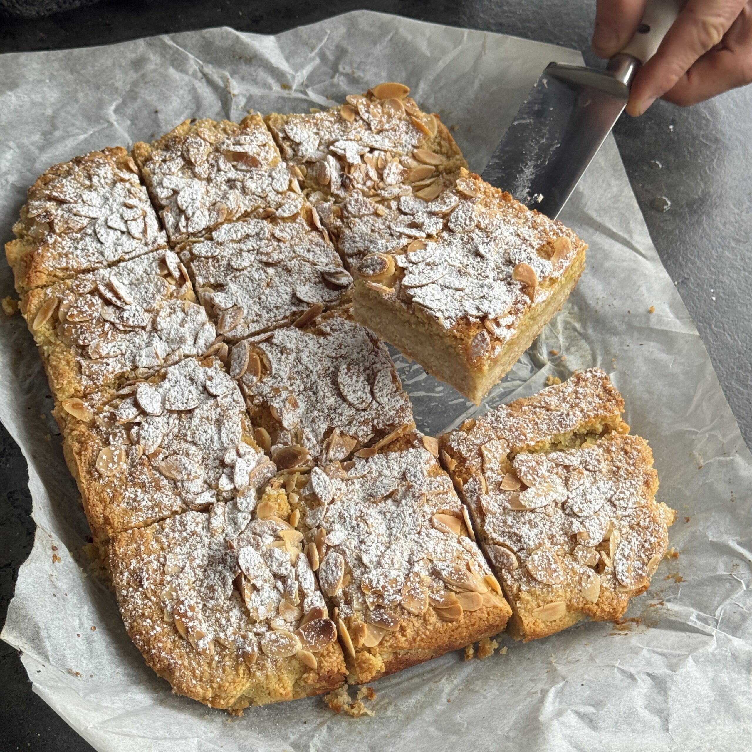 a photo of Almond Croissant Breakfast Squares
