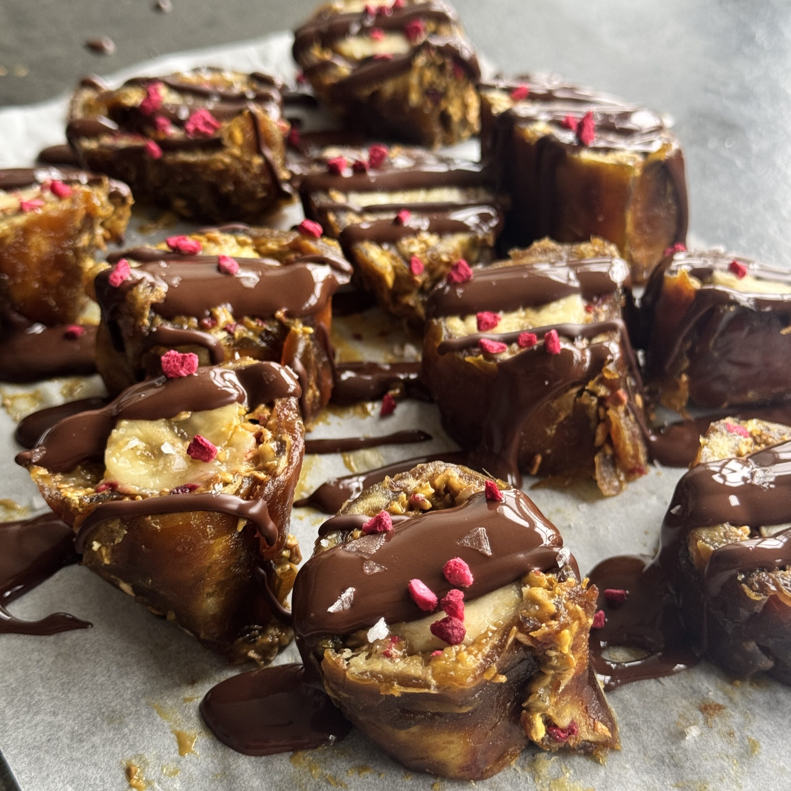 a photo of Banana Date Sushi