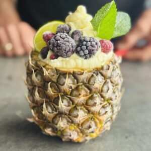 a photo of Piña Colada Pineapple & Coconut Cream Sorbet