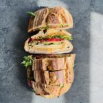 a photo of Stuffed Sourdough Batard Sandwich
