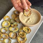 a photo of Courgette Rings with Zero Waste Sauce