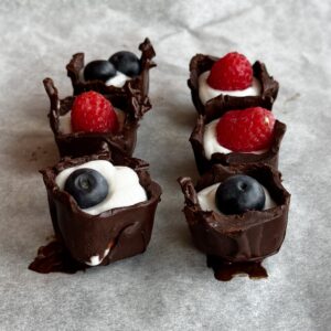 a photo of Chocolate Yoghurt Berry Bites