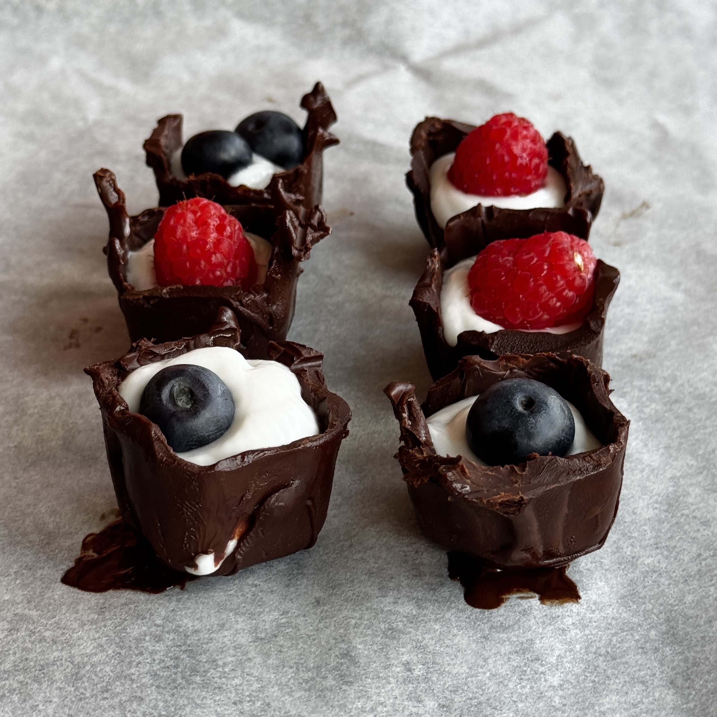 a photo of Chocolate Yoghurt Berry Bites