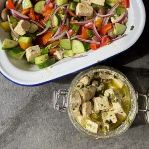 a photo of Marinated Tofu Feta