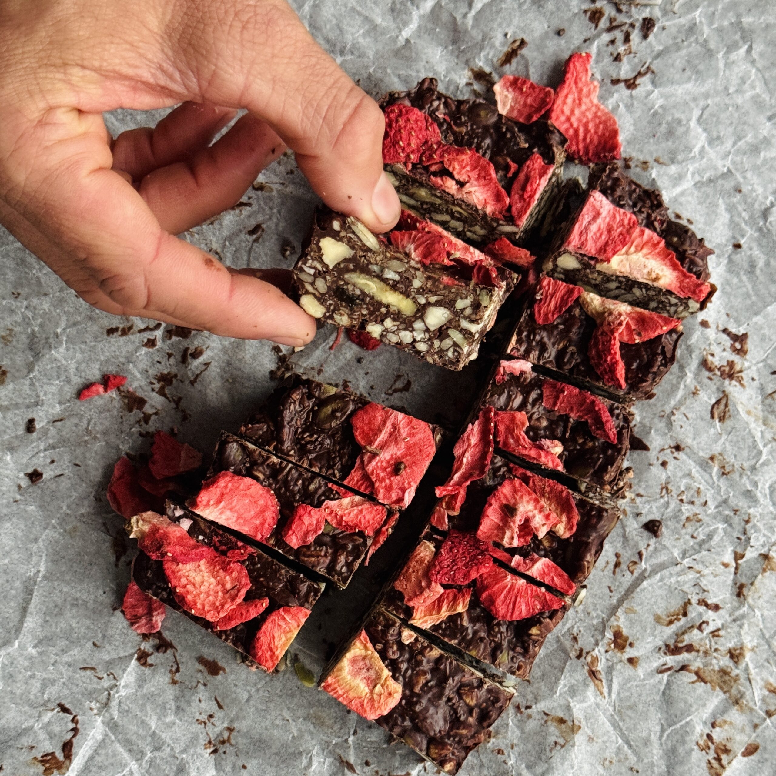 a photo of Super Seed Crispy Squares